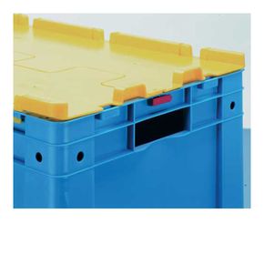 Heavy duty kasse låg 40x30 cm blå