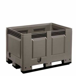 Big Box med meder lukket 535 ltr. Grå