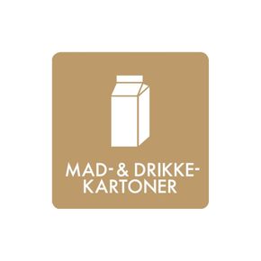 Pictogram 'MAD & DRIKKE KARTONER'