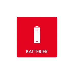Pictogram 'BATTERIER'