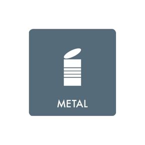 Pictogram udendørs 'METAL'