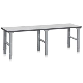 Arbejdsbord 80x250 cm justerbar 70-97 cm