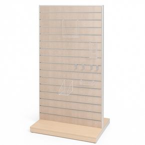 Salgsdisplay af rillepanel - 2 sider