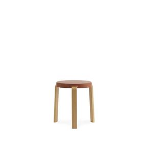 Normann TAP taburet, cognac/karamel