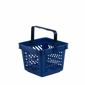 Indkøbskurv 10 liter Mini, mørkeblå