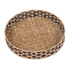 Bakke i søgræs Ø38 cm, sort/natur