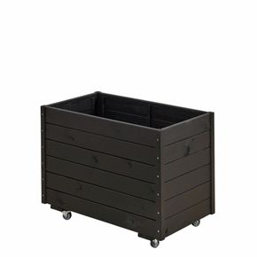 Plantekasse imp. 88x48x66 cm, sort
