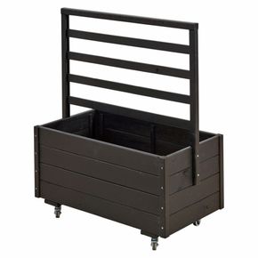 Plantekasse imp. 88x48x105 cm, sort