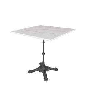 Cafebord Loire 70x70 cm, hvid marmor