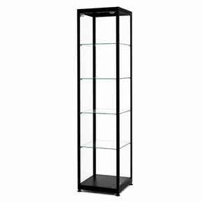 Glasvitrine Diamond 4, sort