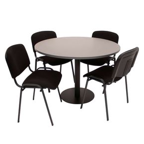 Kantine-/mødesæt Van Doren m. 4 stole