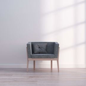 Lænestol Ito Soft 1, eg/lysegrå