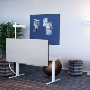 Bordskærm Nordic Light, 160x80h cm.