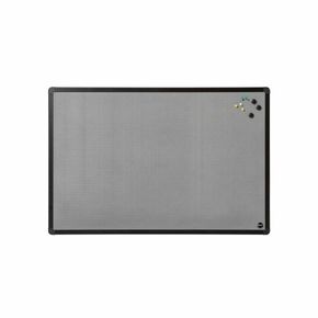 Opslagstavle magnet metal 45x60 cm Naga, sort