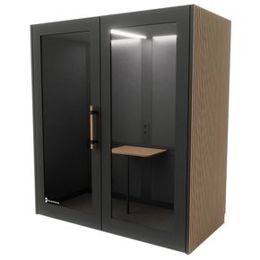 Dobbeltboks PhoneAlone, egetræslameller