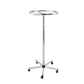 Rundt tøjstativ Ø78 cm, blank