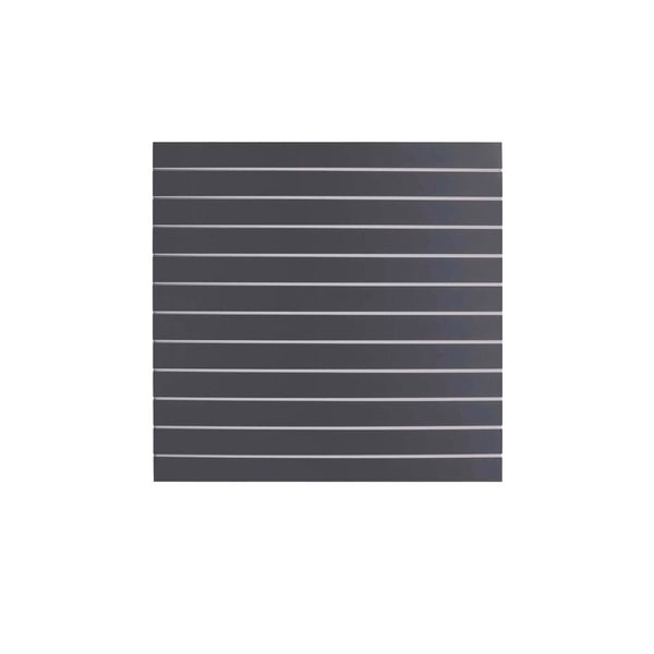 Rillepanel 120x120 cm, antracit