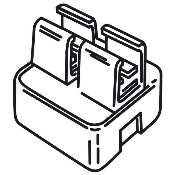 Rammeholder med magnet 25 stk