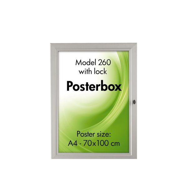 Posterbox 70x100 cm, alu