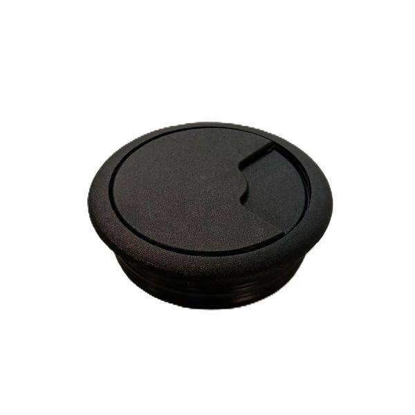 Kabelgennemføring Ø60 mm, sort plast