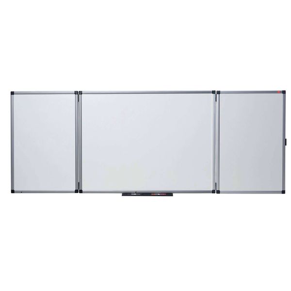 Whiteboard Foldbar emal. 120x90h cm.