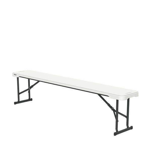 Foldebænk LT m. 2 ben, hvid