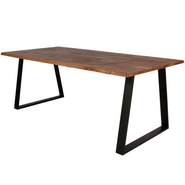 Plankebord 240x95x74h cm, røget olie
