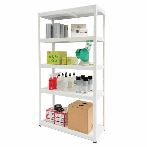 Multifix stålreol 40 x 90 x 180h cm
