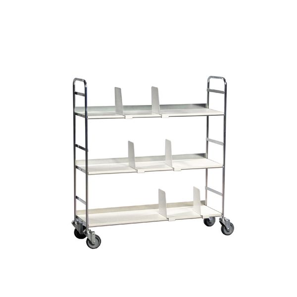Hyldevogn med 3 hylder, 29x100x114h cm