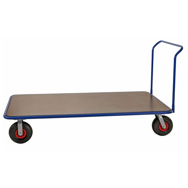 Platformsvogn 215x100x112h blå