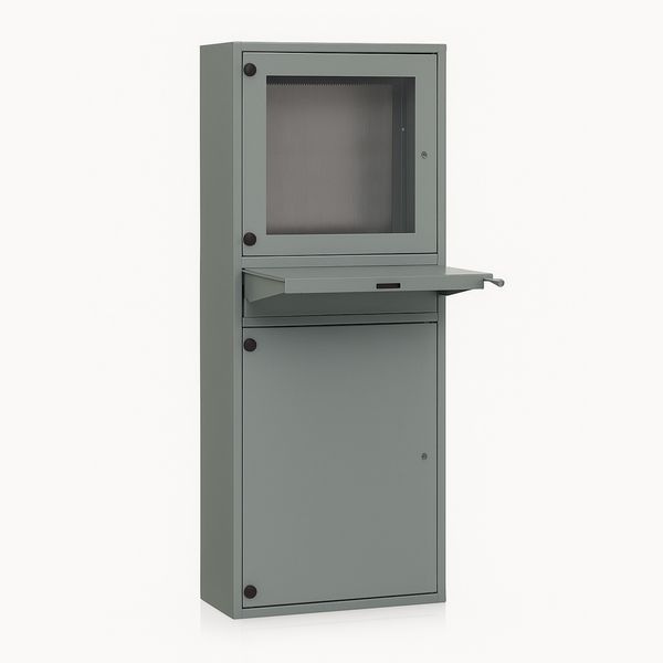 Computerskab incl. tastaturhylde