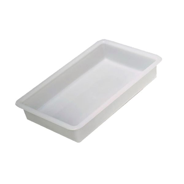 Slagterbakke 50x30x8h cm. 8 ltr. Natur