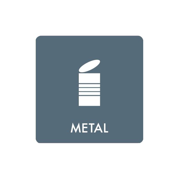 Pictogram udendørs 'METAL'