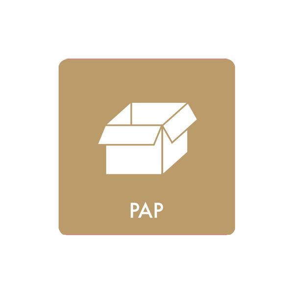 Pictogram udendørs 'PAP'