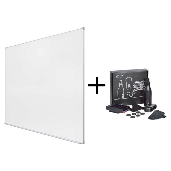 Whiteboard Lintex Boarder 120x90 cm + tilbehør