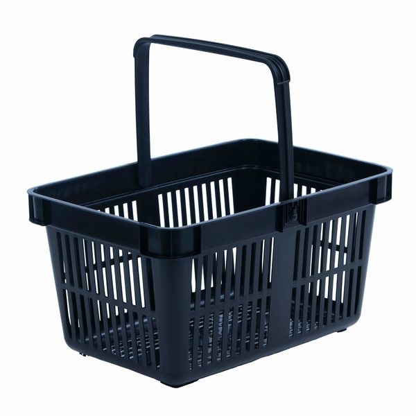 Indkøbskurv Standard 20 liter,  sort