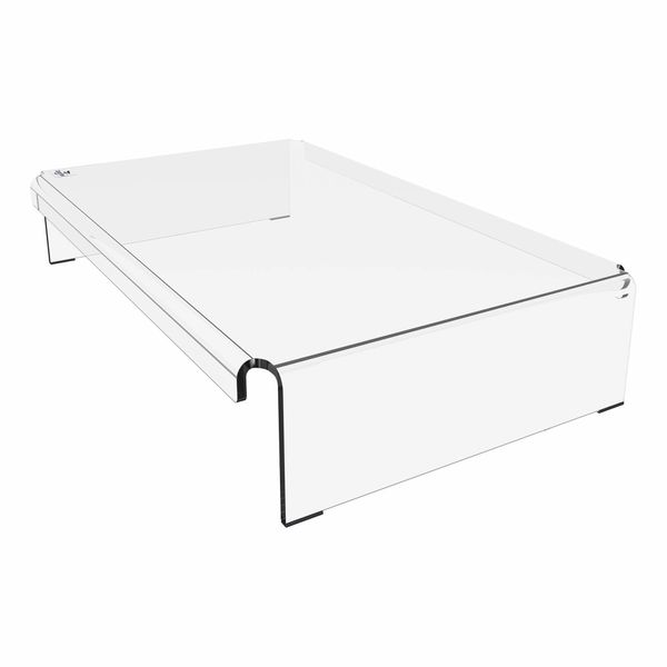 Monitor stand rekt. klar akryl