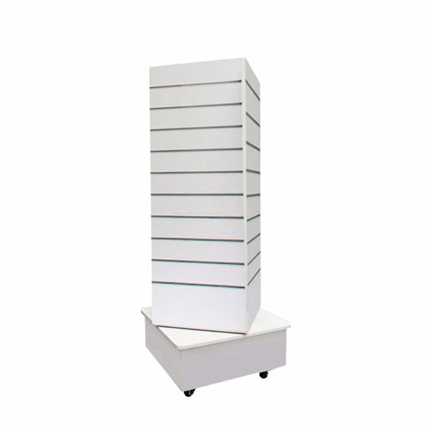 Salgsdisplay gondol drejelig 4 sider, hvid