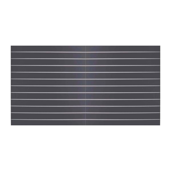Rillepanel 240x120 h cm,  antracit
