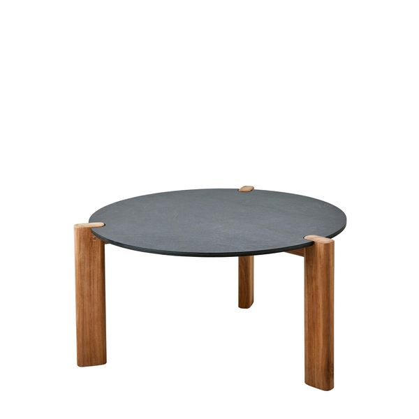 Sofabord Domino Ø70 cm, antracit